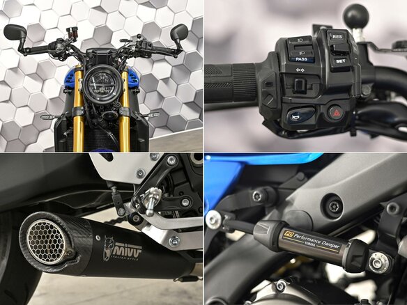 2022 Yamaha XSR900, синий, 1059000 рублей - вид 9
