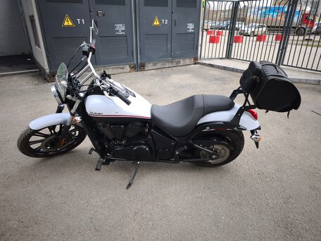 2013 Kawasaki VN900 Vulcan, белый, 580000 рублей, вид 1