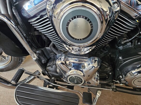 2014 Kawasaki VN1700 Vulcan, чёрный, 705000 рублей - вид 15