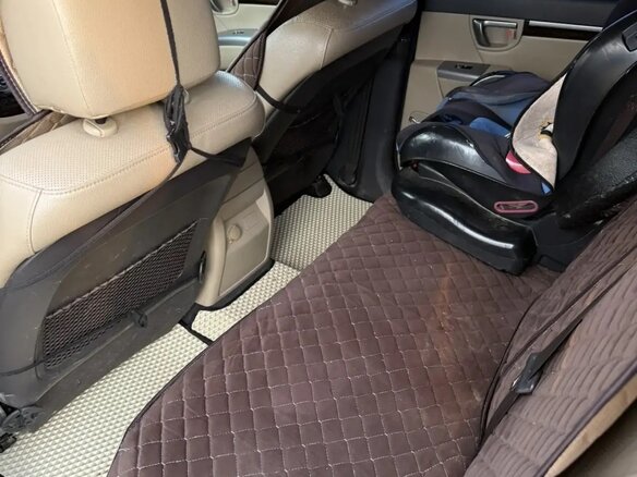 2011 Hyundai Santa Fe II Рестайлинг, чёрный, 1300000 рублей - вид 12