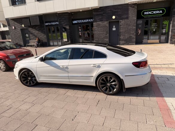 2012 Volkswagen Passat CC I Рестайлинг, белый - вид 4