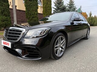 2018 Mercedes-Benz S-Класс 450 Long VI (W222, C217) Рестайлинг, чёрный, 5200000 рублей, вид 1