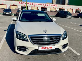 2018 Mercedes-Benz S-Класс 450 Long VI (W222, C217) Рестайлинг, белый, 5000000 рублей, вид 3