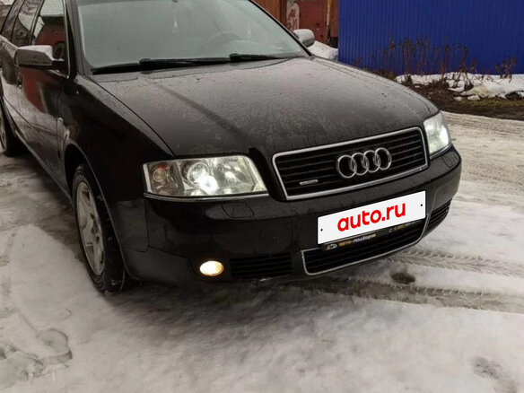 2001 Audi A6 II (C5) Рестайлинг, чёрный - вид 1