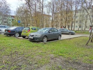2006 Mazda 3 I (BK) Рестайлинг, серый, 330000 рублей, вид 3