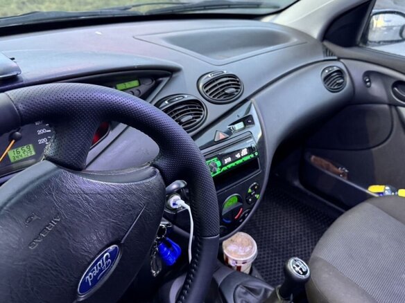 2005 Ford Focus I Рестайлинг, синий, 380000 рублей - вид 7