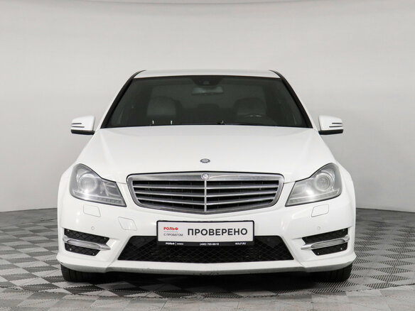 2012 Mercedes-Benz C-Класс 180 III (W204) Рестайлинг, белый - вид 1