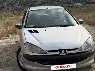 2004 Peugeot 206, серебристый, 190000 рублей, вид 2