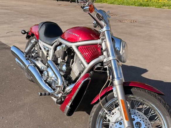 2003 Harley-Davidson V-Rod, красный, 800000 рублей - вид 7