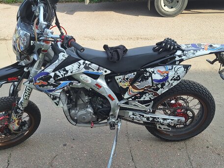 2014 Baltmotors Dakar 250 Motard, чёрный, 280000 рублей, вид 2