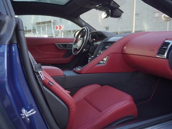 2020 Jaguar F-Type R I Рестайлинг 2, синий, 11000000 рублей - вид 6