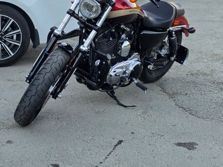 2019 Harley-Davidson Sportster 1200, красный, 1000000 рублей, вид 4