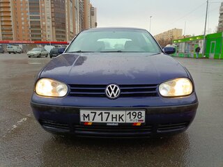 2002 Volkswagen Golf IV, синий, 290000 рублей, вид 2
