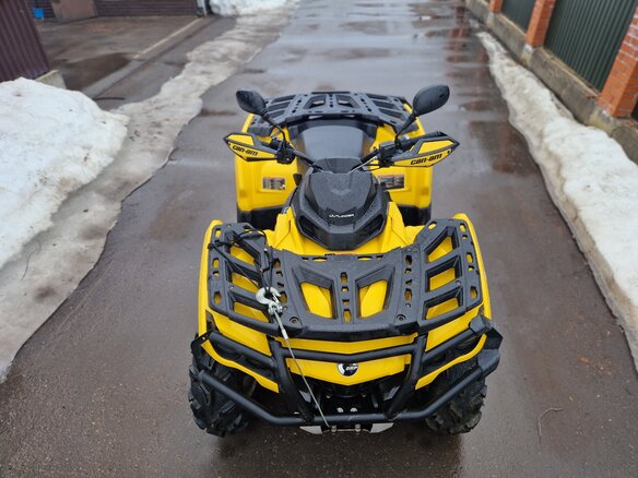 2013 BRP Can-Am Outlander 500, жёлтый, 800000 рублей - вид 7