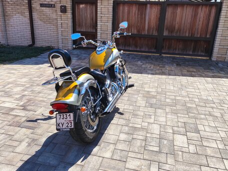 1999 Yamaha XVS1100, золотистый, 620000 рублей, вид 4