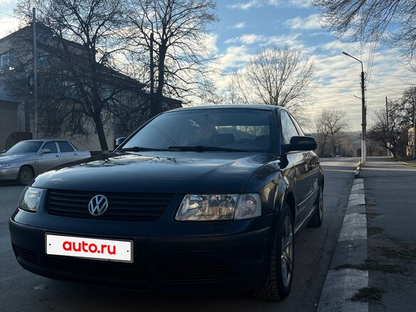 1999 Volkswagen Passat B5, синий, 420000 рублей - вид 2