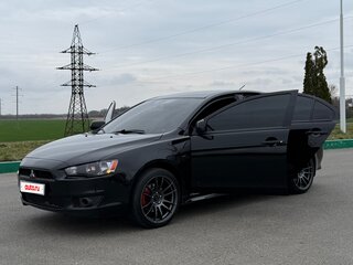 2008 Mitsubishi Lancer X, чёрный, 1200000 рублей, вид 2