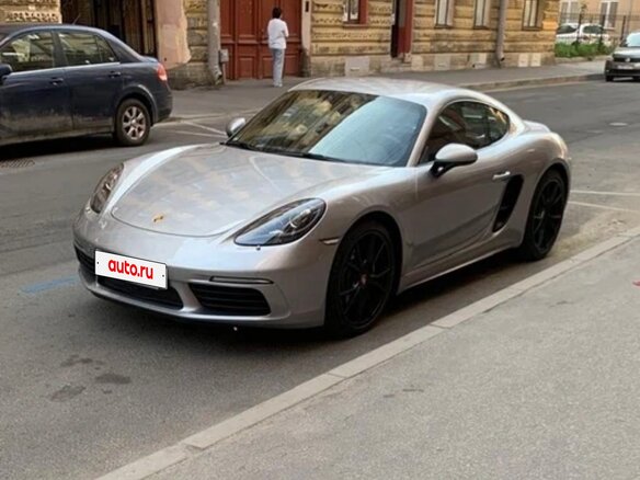 2017 Porsche Cayman III 718 (982), серый, 6300000 рублей