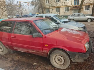 1995 Lada (ВАЗ) 2108, красный, 100000 рублей, вид 2