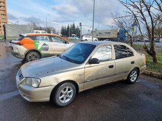 2005 Hyundai Accent ТагАЗ II, бежевый, 230000 рублей, вид 3