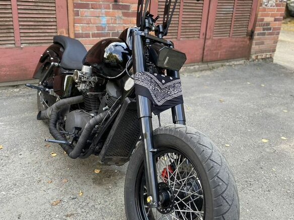 1997 Honda Shadow 750, чёрный, 375000 рублей - вид 1