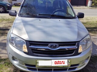 2014 Lada (ВАЗ) Granta I, серебристый, 470000 рублей, вид 2