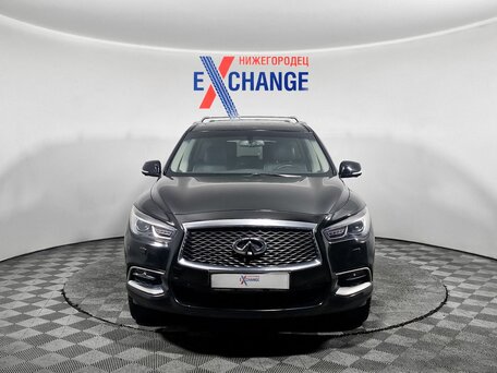 2017 Infiniti QX60 I Рестайлинг, чёрный, 1689000 рублей, вид 2