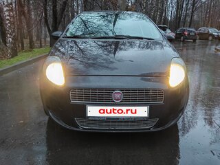 2008 Fiat Punto III Grande Punto, чёрный, 370000 рублей, вид 1