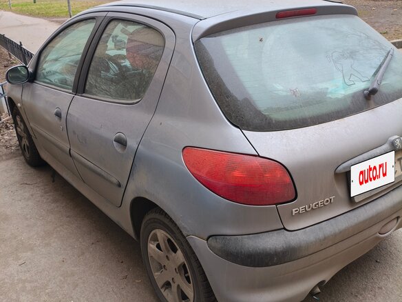 2000 Peugeot 206, серый, 70000 рублей - вид 4