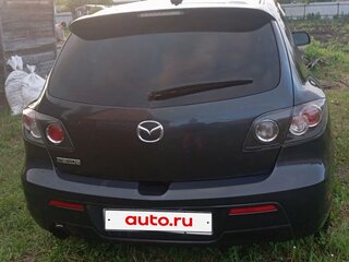 2007 Mazda 3 I (BK) Рестайлинг, чёрный, 550000 рублей, вид 3