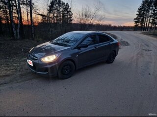 2011 Hyundai Solaris I, чёрный, 495000 рублей, вид 2