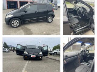 2005 Mercedes-Benz A-Класс 170 II (W169), чёрный, 400000 рублей, вид 2