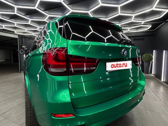 2015 BMW X5 40d III (F15), зелёный, 3600000 рублей - вид 7