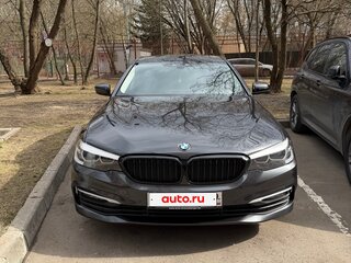 2019 BMW 5 серии 530d VII (G30/G31/G38), чёрный, 3650000 рублей, вид 2