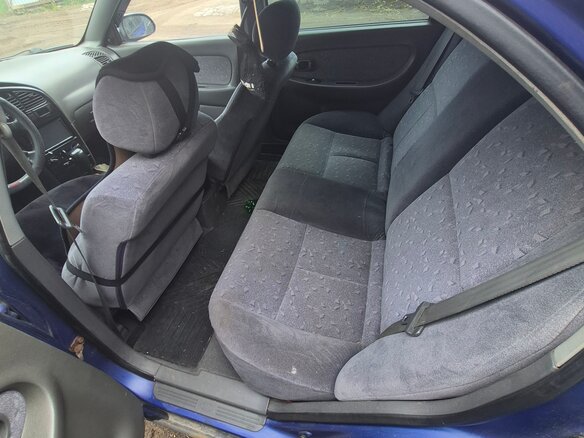 2004 Kia Spectra I Рестайлинг 2, синий, 120000 рублей - вид 11
