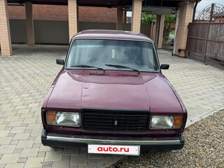 2001 Lada (ВАЗ) 2107, красный, 120000 рублей, вид 1