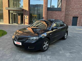 2007 Mazda 3 I (BK) Рестайлинг, чёрный, 300000 рублей, вид 1