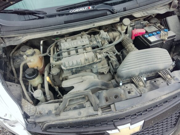 2011 Chevrolet Spark III, чёрный, 470000 рублей - вид 8