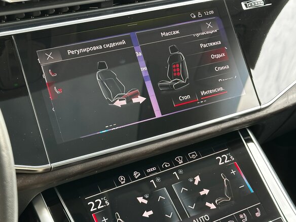 2020 Audi Q8 55 TFSI I (4M), серый, 5863200 рублей - вид 36