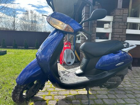 1999 Honda Lead 50, синий, 110000 рублей, вид 1