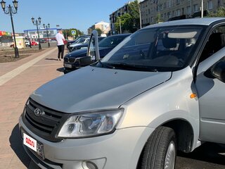 2013 Lada (ВАЗ) Granta I, серебристый, 450000 рублей, вид 4