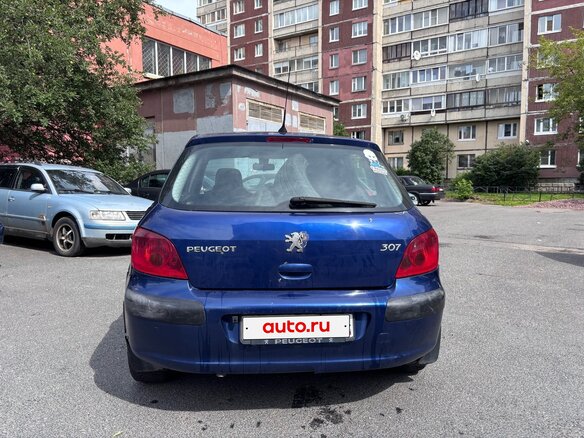 2002 Peugeot 307 I, синий, 200000 рублей