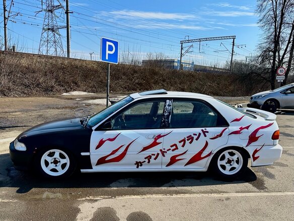 1995 Honda Civic V, белый, 500000 рублей - вид 5
