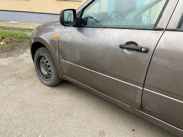 2014 Lada (ВАЗ) Granta I, коричневый, 215000 рублей - вид 2