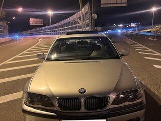 2002 BMW 3 серии 320i IV (E46) Рестайлинг, серебристый, 899000 рублей, вид 5