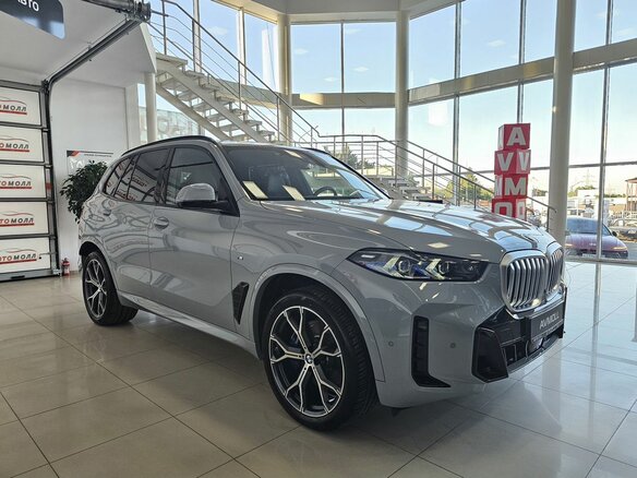 2025 BMW X5 40i IV (G05/G18) Рестайлинг, серый - вид 6