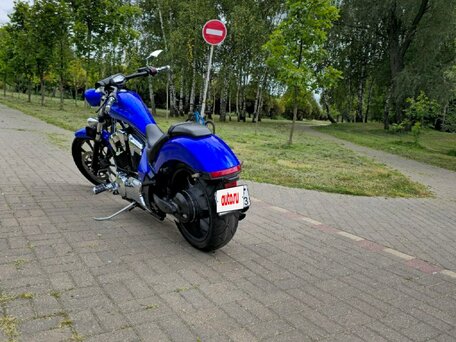 2019 Honda VT 1300CX Fury, синий, 1000000 рублей, вид 4