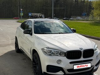 2017 BMW X6 40d II (F16), белый, 4350000 рублей, вид 2