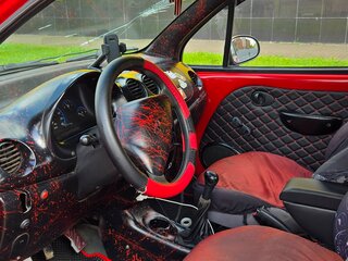 2002 Daewoo Matiz I Рестайлинг, красный, 100000 рублей, вид 5