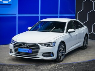 2021 Audi A6 45 TFSI V (C8), белый, 4500000 рублей, вид 2